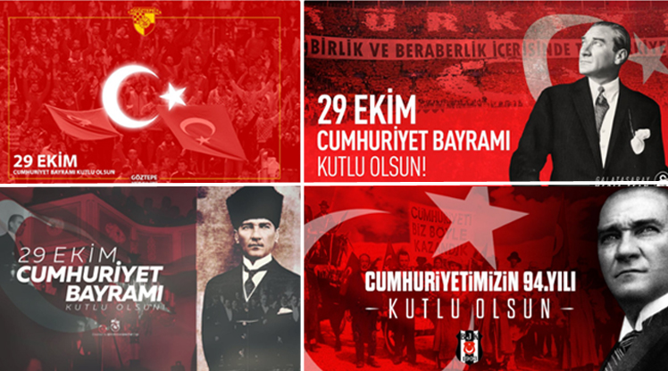 29 Ekim sosyal medya paylaşımları